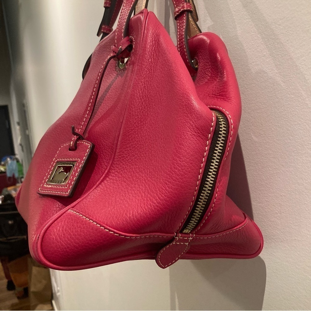 DOONEY & BOURKE Authentic Vintage Leather Portofino Zip Zip Hand Shoulder Bag - Picture 7 of 16
